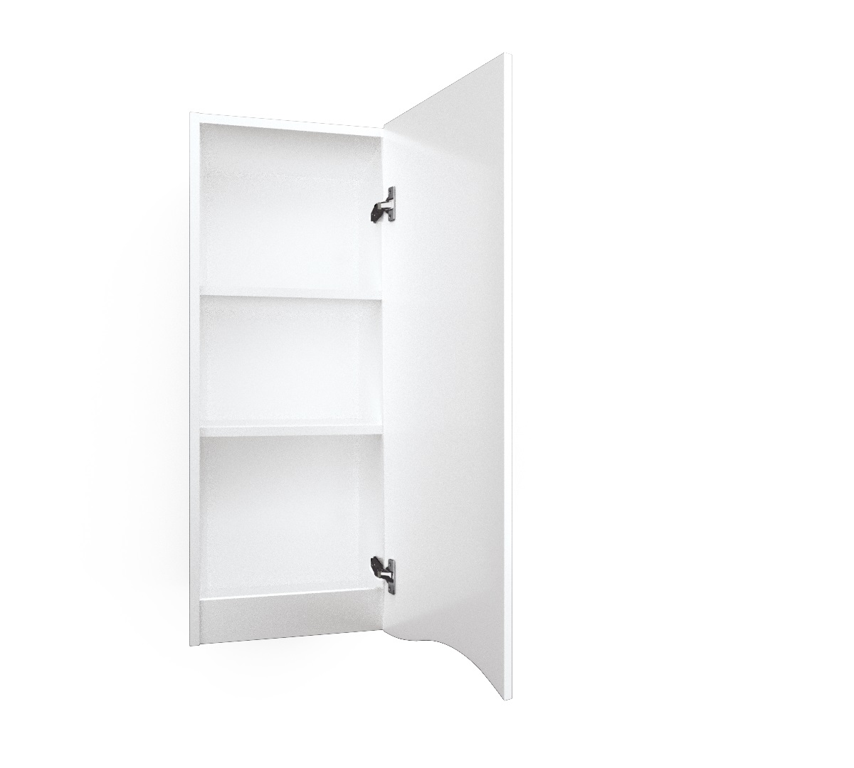 У25502 Шкаф - Пенал Этюд 35П, 1д, Белый глянец 1 Marka Этюд 