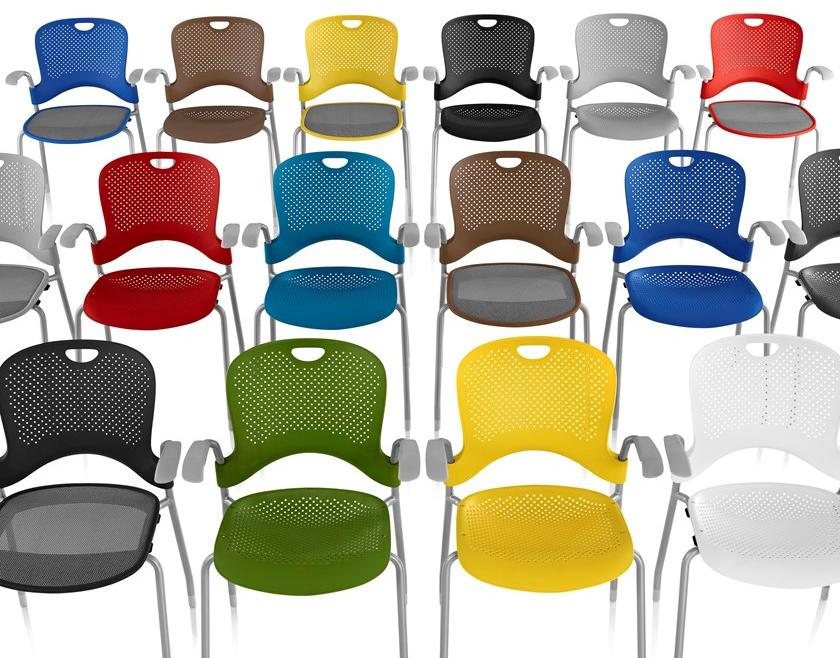 Herman Miller Штабелируемый стул nylon® с подлокотниками Caper sun-id-1376593 - Вид №4