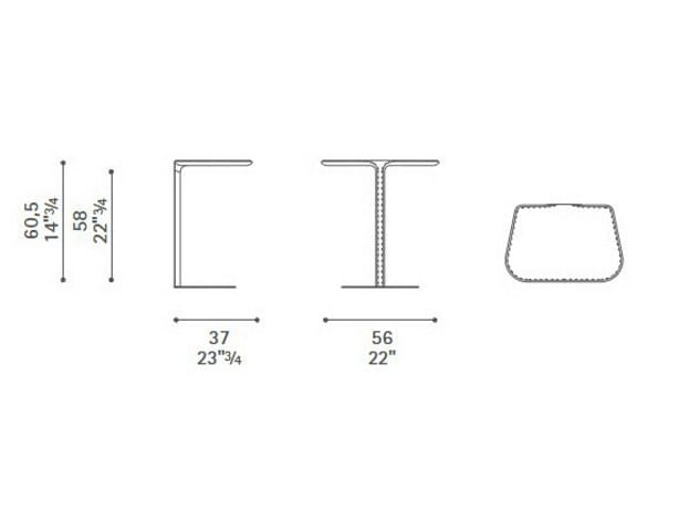 Журнальный столик Poltrona Frau коллекция-столы и стулья ARCH-00140448 - Вид №2