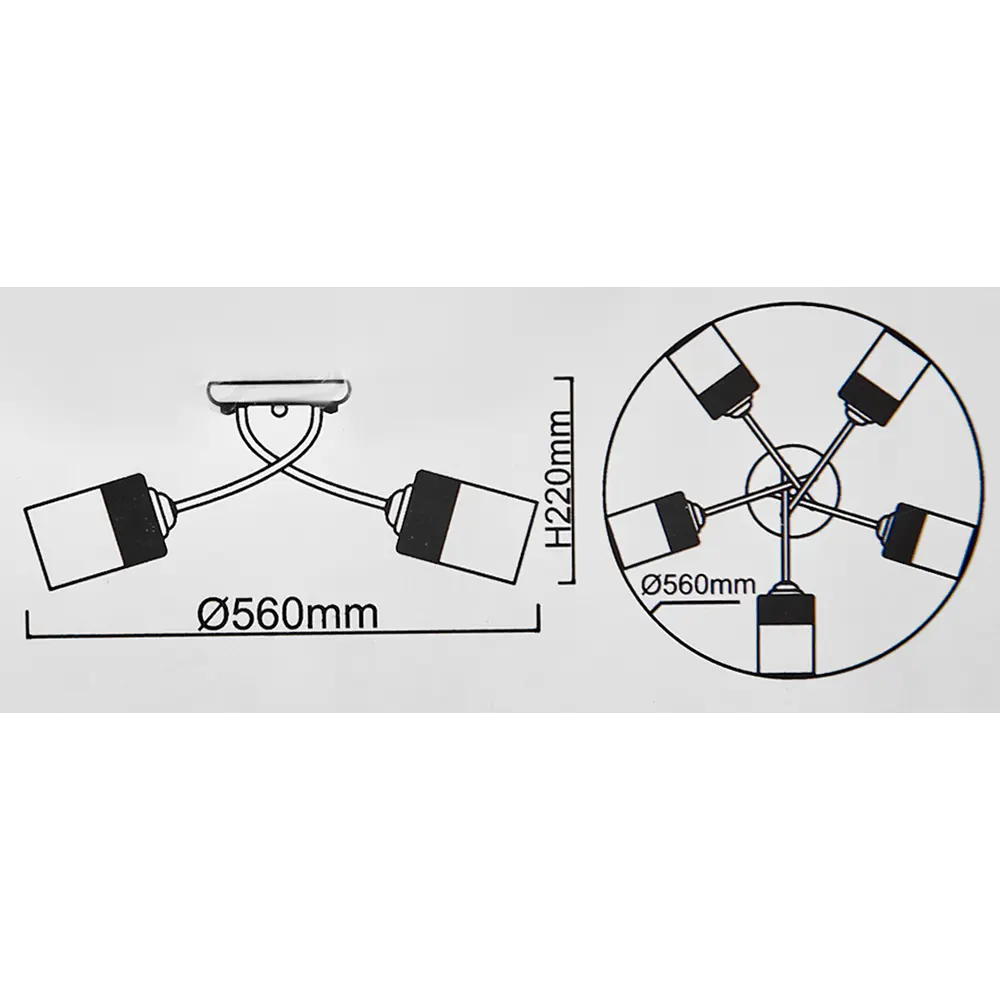 Люстра De Markt «Олимпия» - стильный городской свет для гостиной 82312593 STLM-0024434 - Вид №9