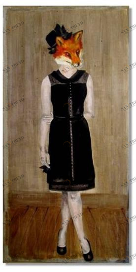 ICI ET LÀ Написано на холсте K. fabrizzi Kf20