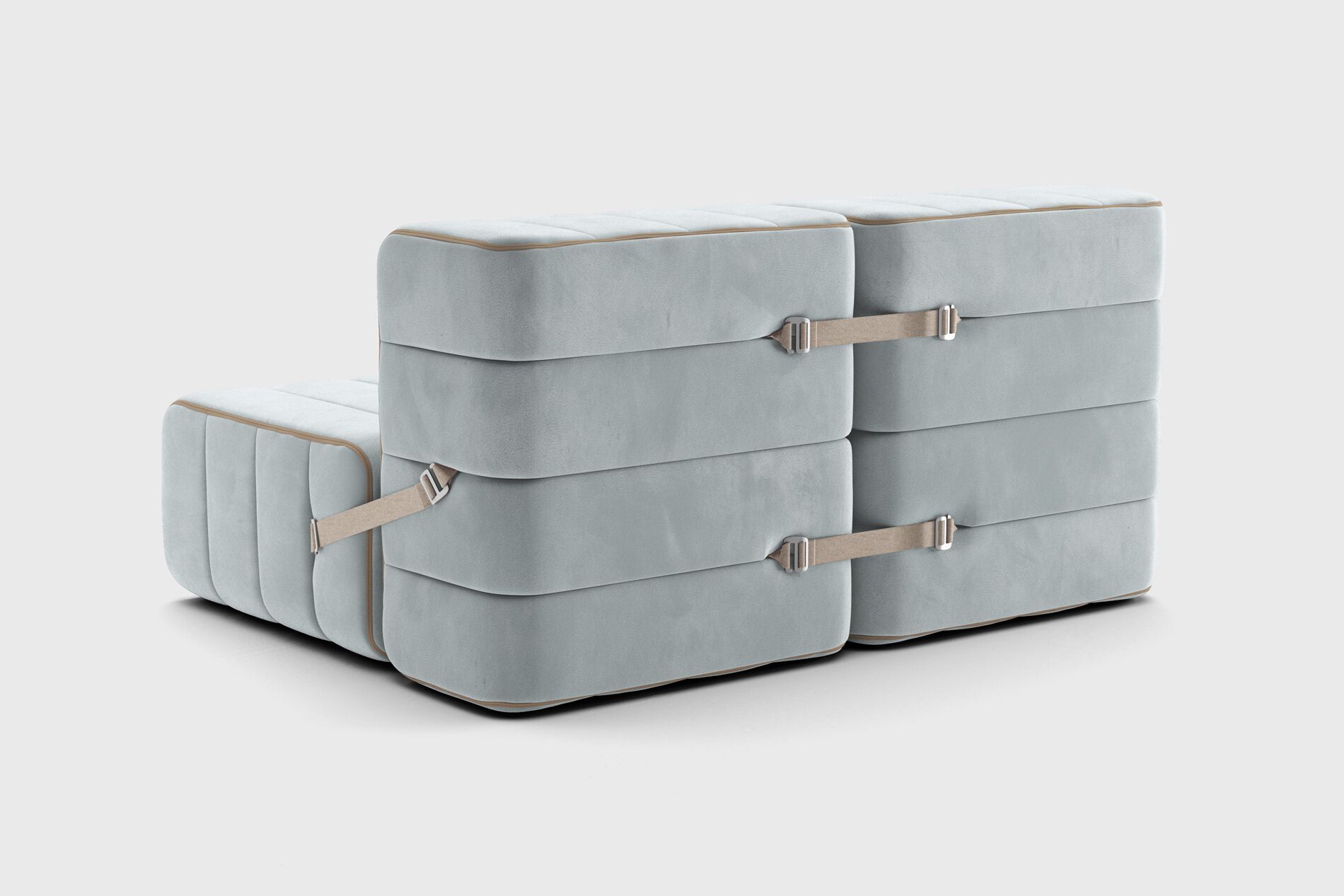 2-местный модульный тканевый диван AMBIVALENZ Curt ARCH-00047021 - Вид №15