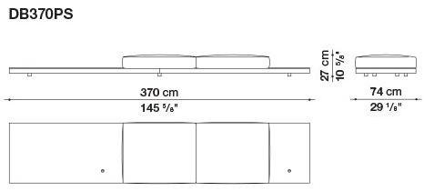 B&B Italia Кожаный диван Dock sun-id-1441060 - Вид №122