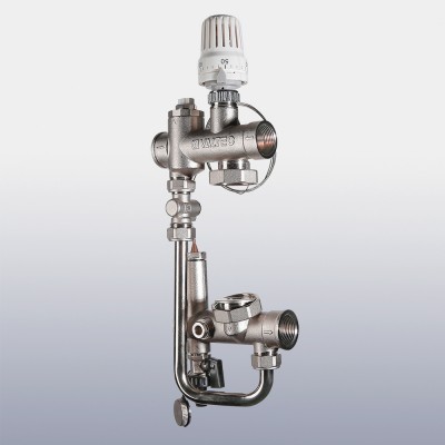 VT.VALMIX.0.130 Насосно-смесительный узел для теплого пола VALTEC VALMIX Valtec 200 мм, 130 мм  - Вид №14