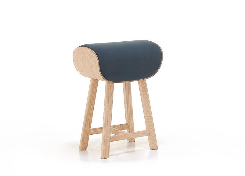 Very Wood Табурет высокий, обитый тканью, с подставкой для ног Rodeo sun-id-1437257 - Вид №1