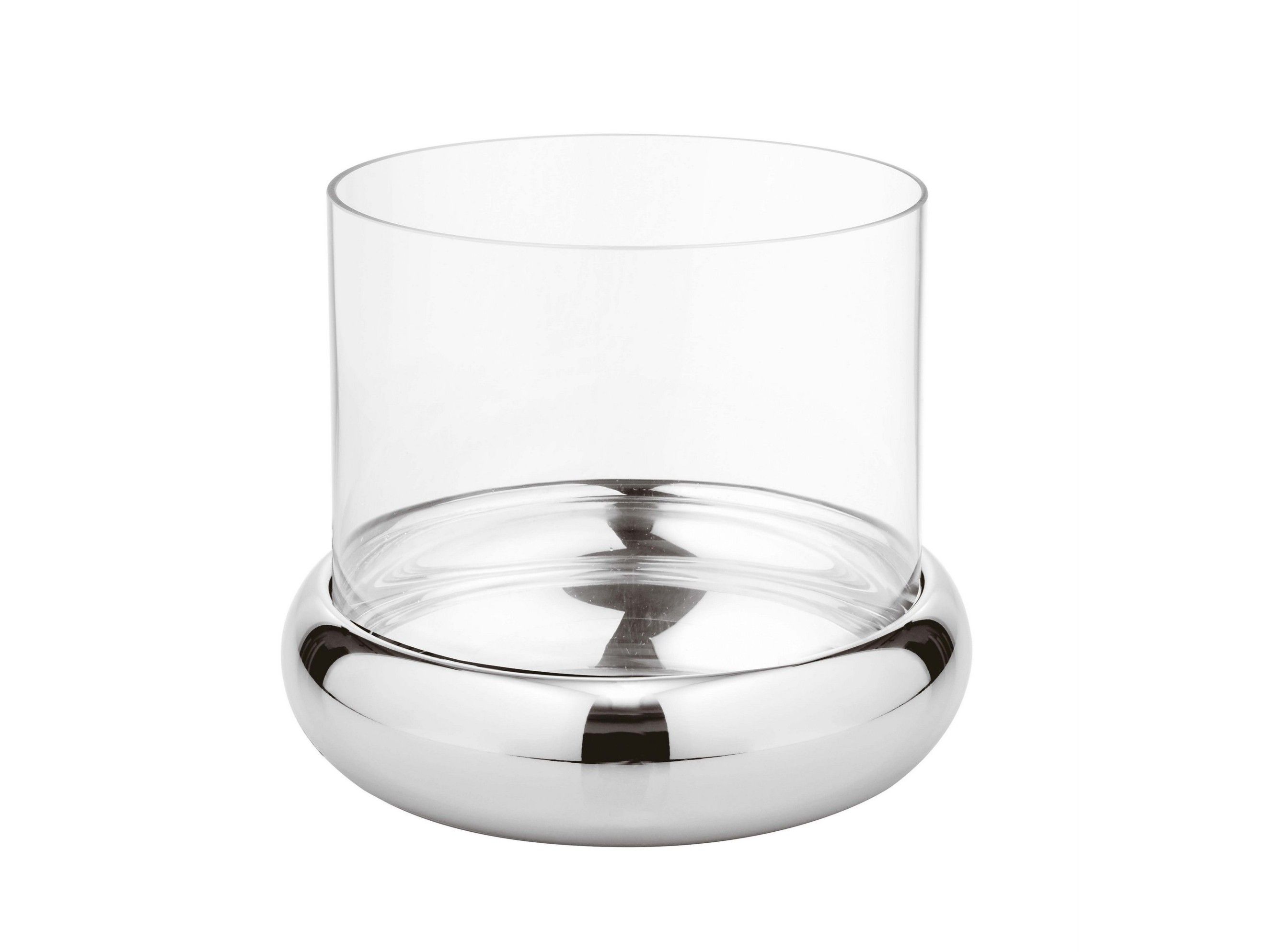 Подсвечник из нержавеющей стали и стекла Sambonet Sphera ARCH-00093105 - Вид №1