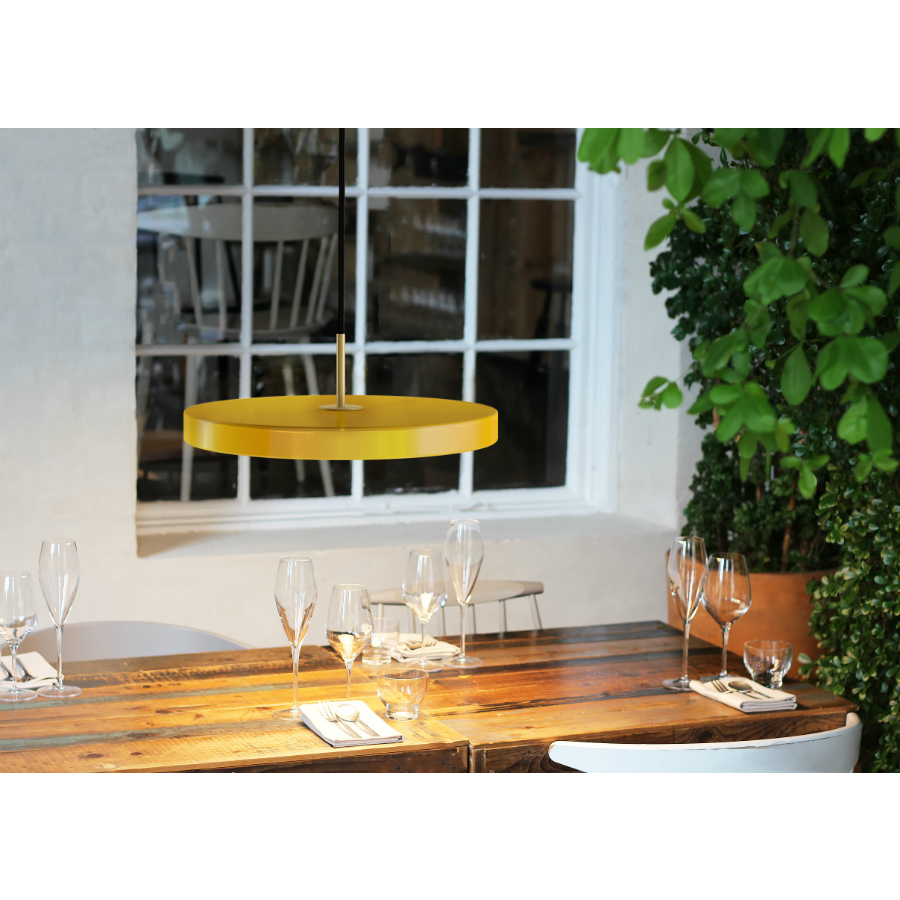 2175 Светильник подвесной asteria saffron, 43х14,3 см, желтый UMAGE  - Вид №2