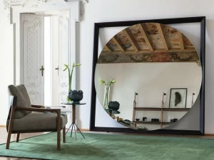 Porada Зеркало напольное круглое в ясеневой раме Nineteen