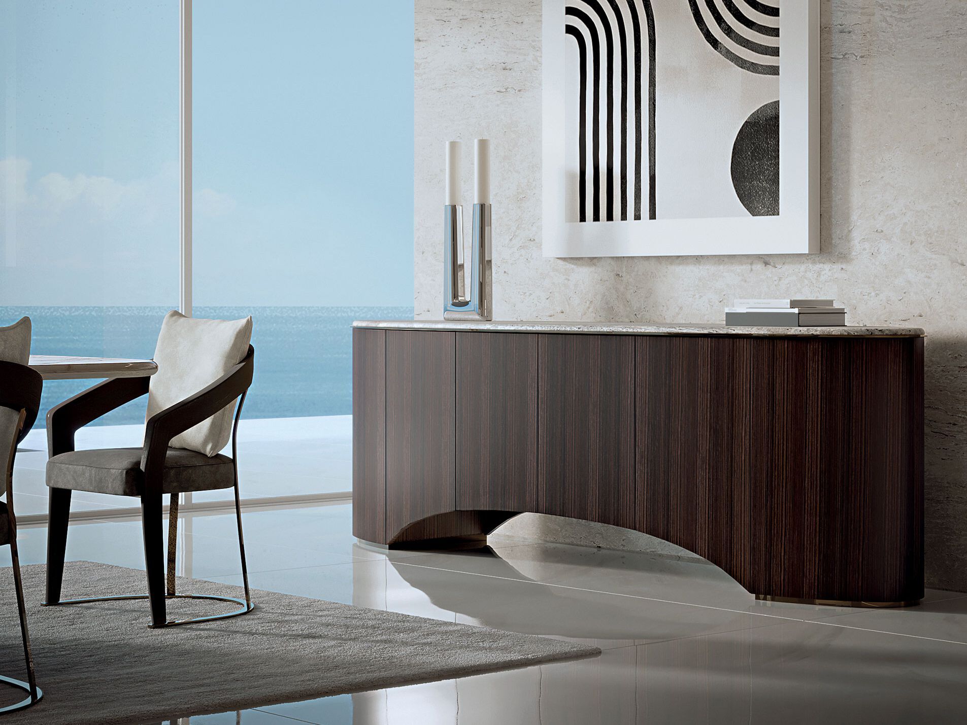 Шкаф с распашными дверями Longhi Blooming ARCH-00005990