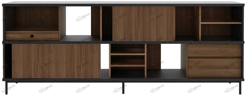 Ethnicraft Буфет из тика с раздвижными дверцами Oscar 10143