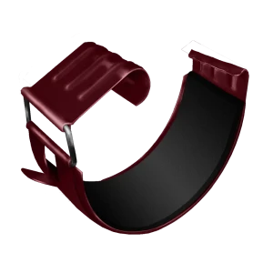 Соединитель желоба РЕ 125 мм цвет красный