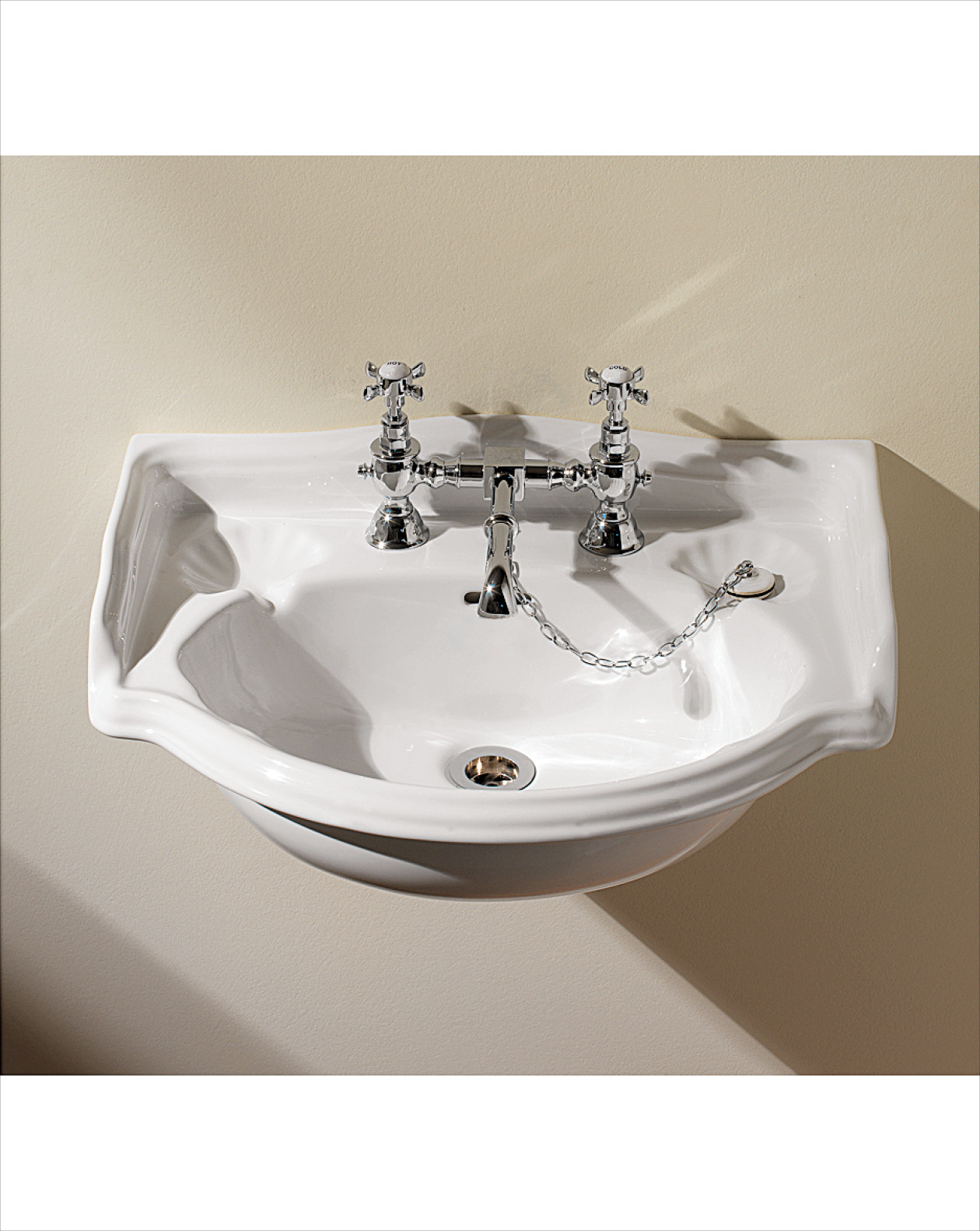 LPOXF Подвесная раковина настенная овальная Devon&Devon  белая  - Вид №1