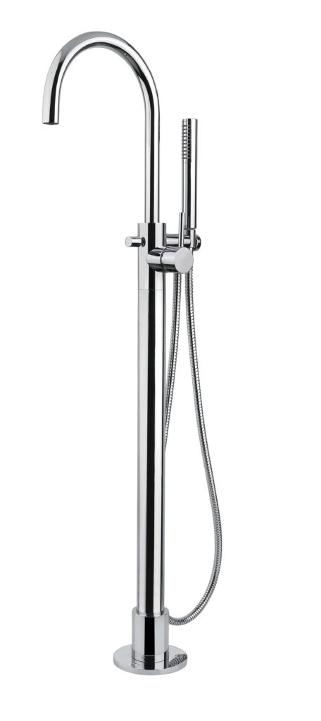 32534 / ДНР Смеситель для ванны напольный с душевым комплектом и переключателем. Bongio T Mix / T Leva Laterale 32534/DPR