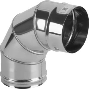 Колено 4 секции Металлик и Ко угол 90 (430/0.5 мм) D120 мм