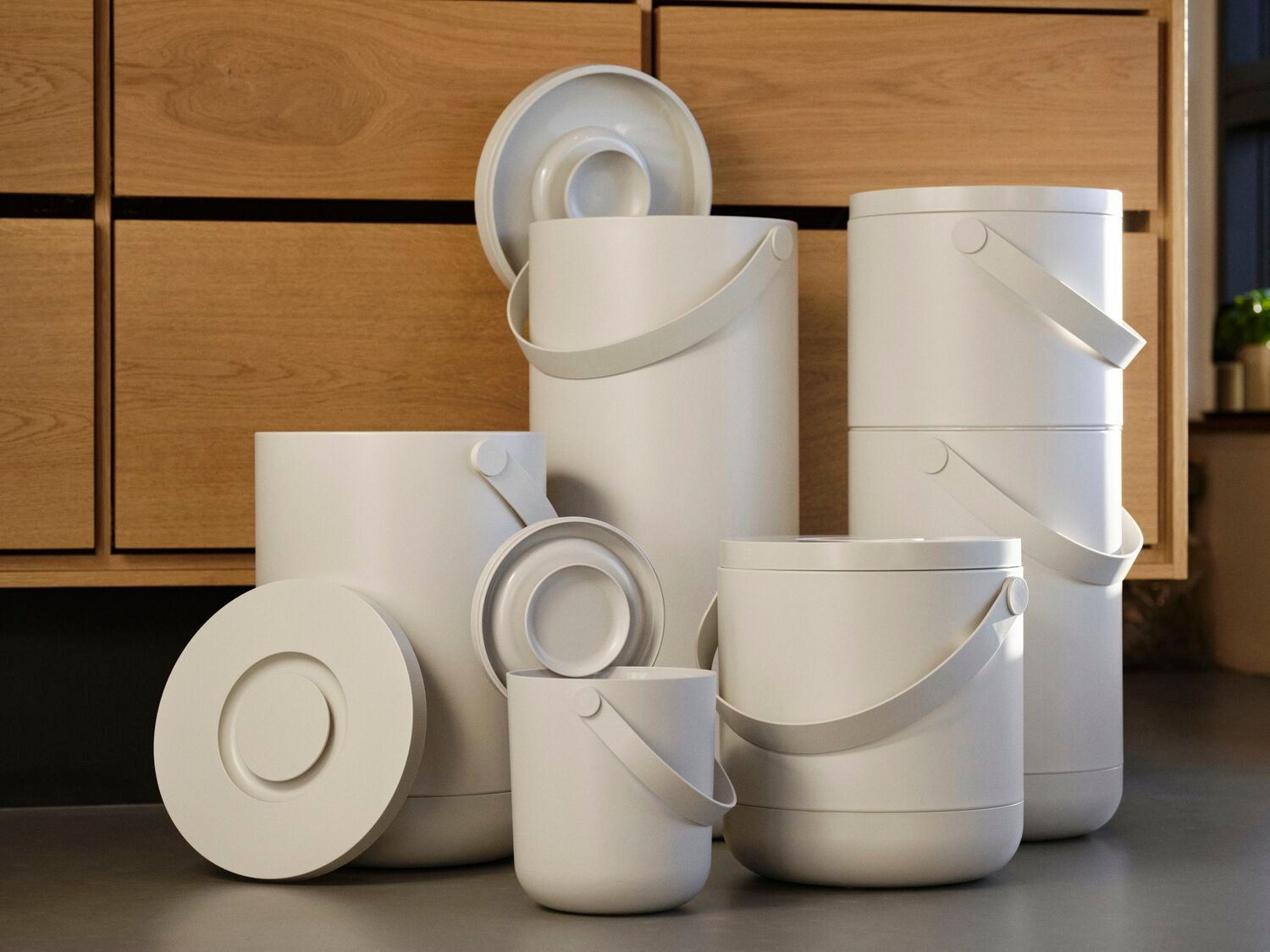 Кухня ABS мусорное ведро ZONE DENMARK Circular ARCH-00115049 - Вид №19