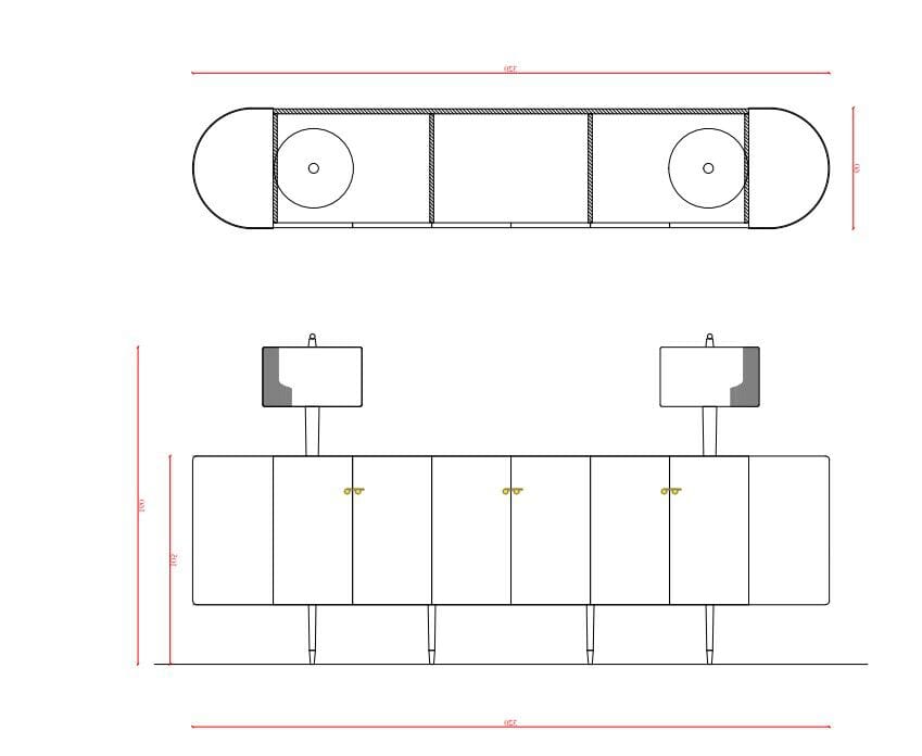 Шкаф со встроенным освещением Deodara GINEVRA ARCH-00125674 - Вид №2
