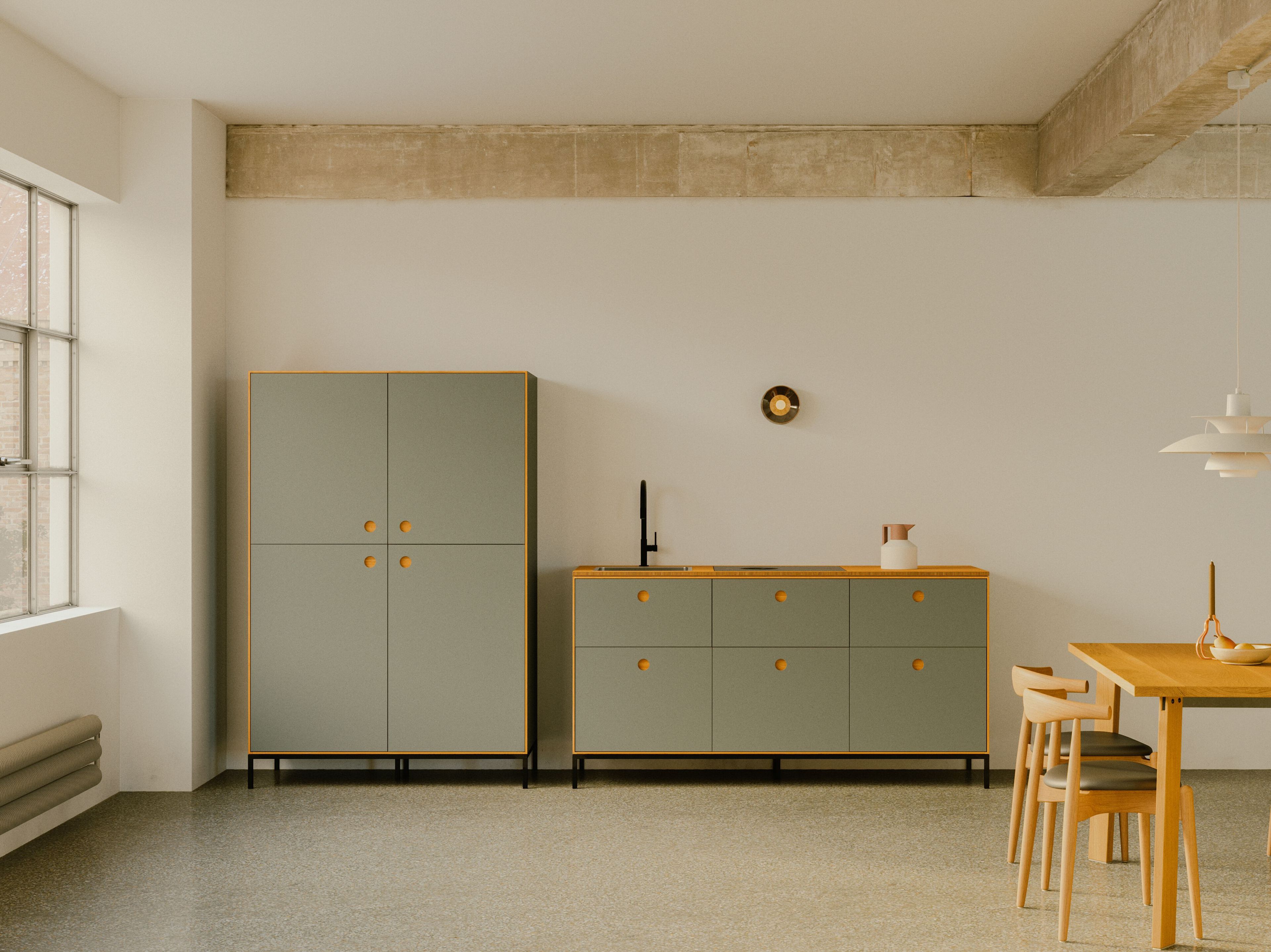 Встроенная кухня Neuvermoebelt TINY KITCHEN "OFFICE" ARCH-00101684 - Вид №1