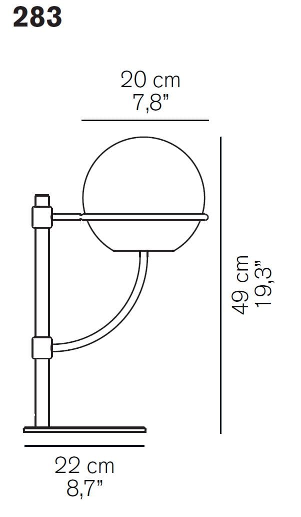 Поликарбонатная наружная настольная лампа Oluce Линдон ARCH-00051282 - Вид №1
