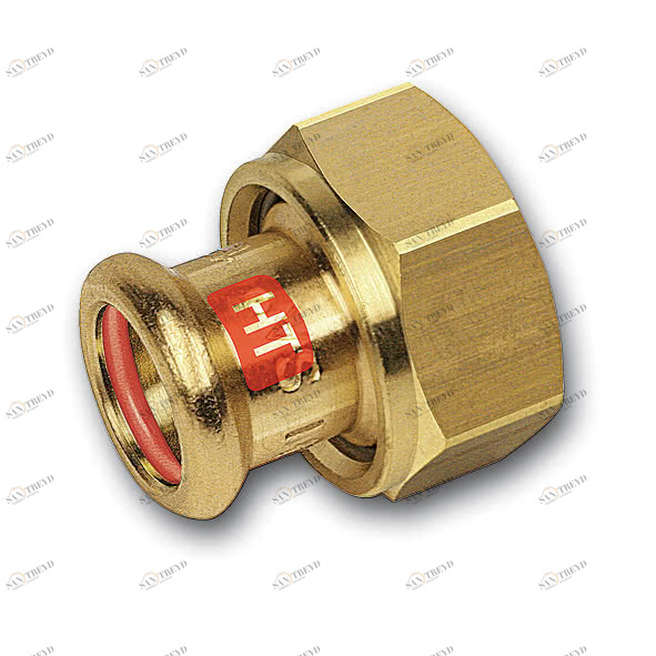 11335935112 SANHA 13359G пресс-фит. солн., бронза, разъемн.соед.с плоск.упл. 35x11/2 мм 