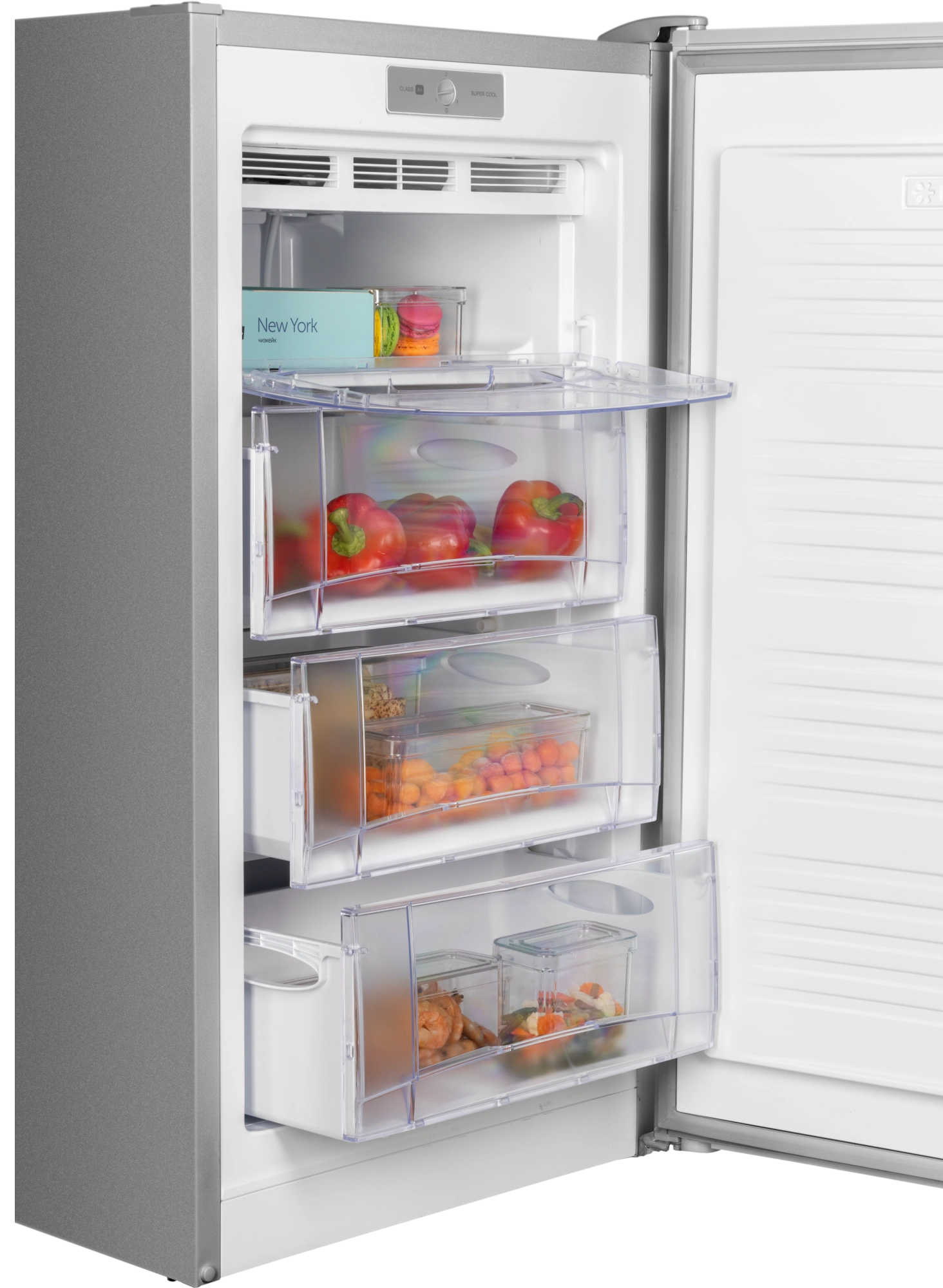 9291866 Морозильный шкаф  NORD DF 261 SAP серебристый STDN-0077307 - Вид №4