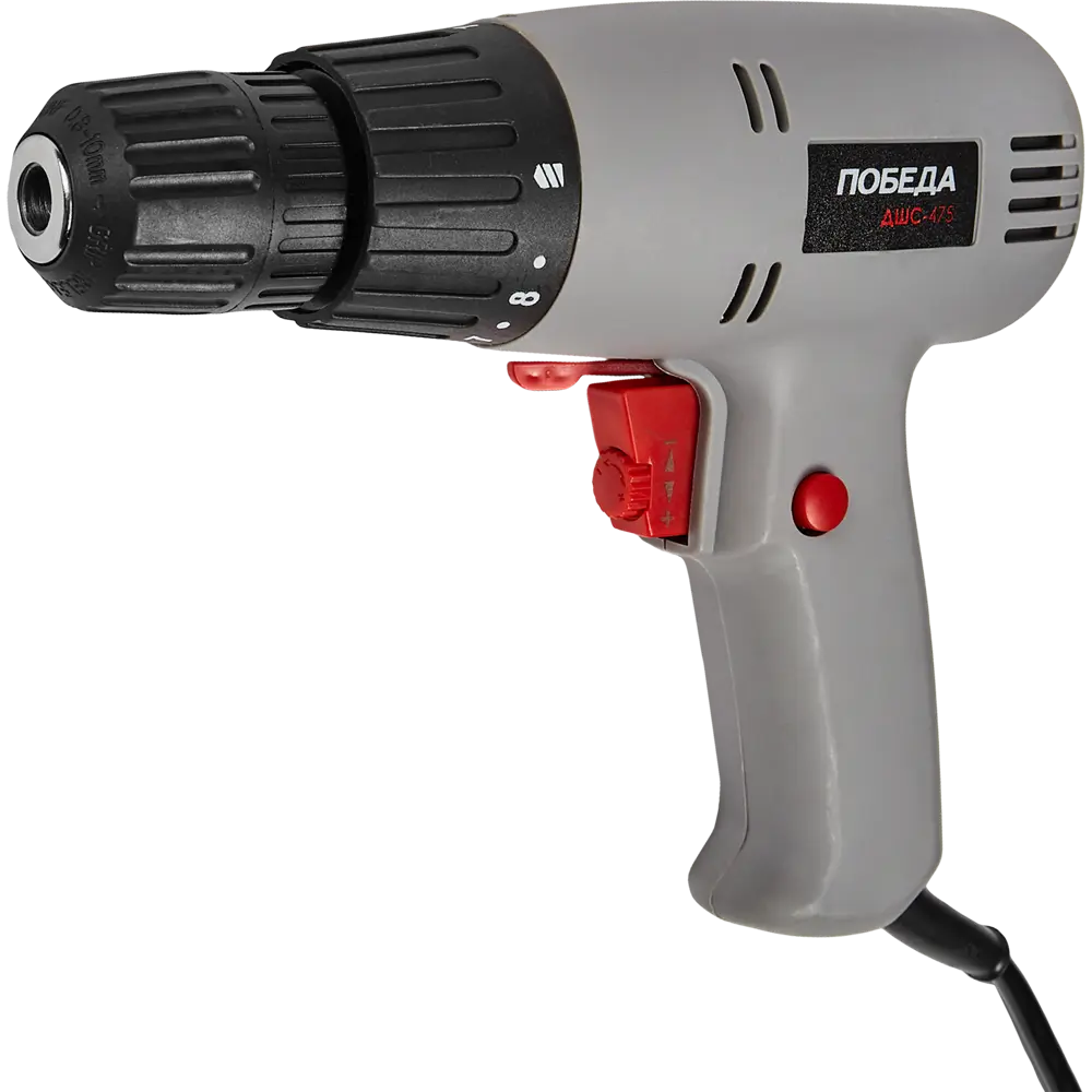 Сетевая дрель-шуруповерт Победа ДШС-475, 475 Вт STLM-2136863
