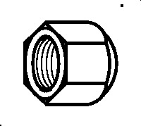 Danfoss Гайки и адаптеры для клапанов T2/TE2 и клапанов TE 5 - 55 Гайка 011L1201  - Вид №3