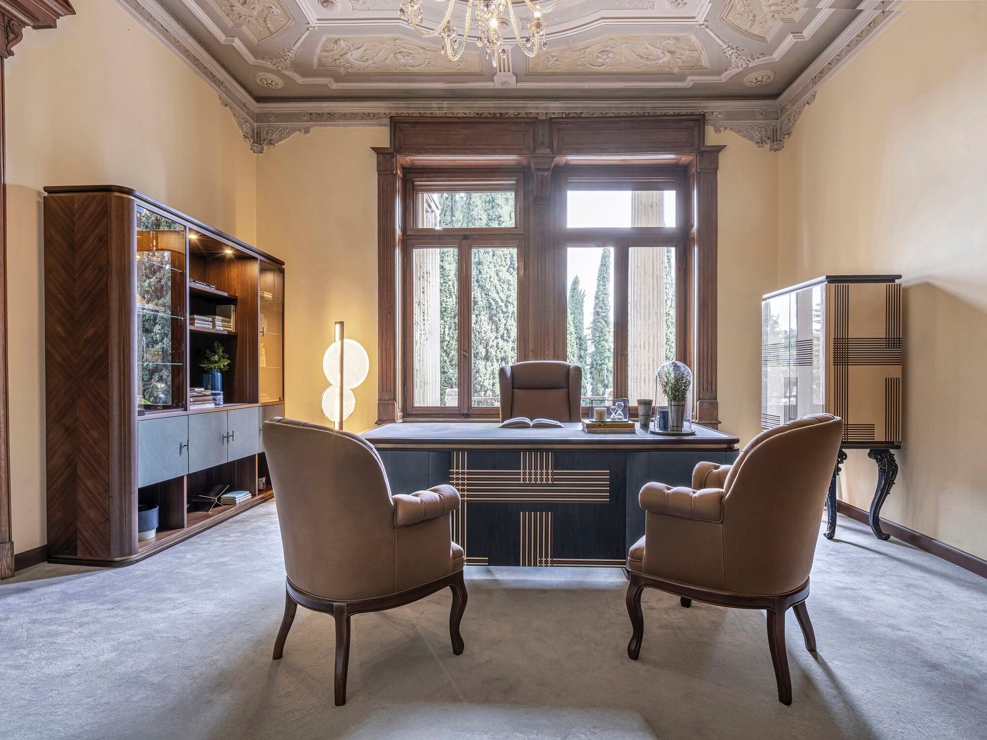 Деревянный прямоугольный стол с ящиками Bellotti Ezio Charming ARCH-00107015 - Вид №5