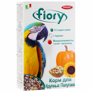 Т00001629 Корм для птиц Смесь для крупных попугаев 700г Fiory