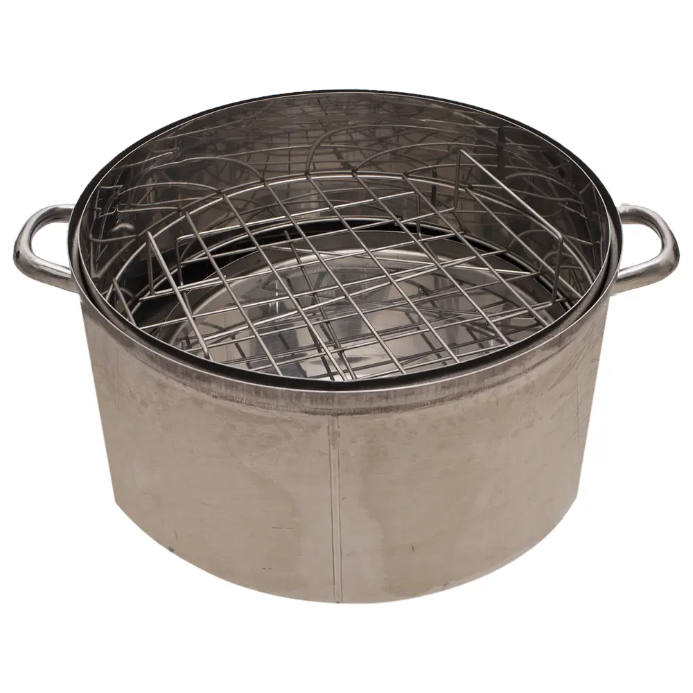 Коптильня круглая с гидрозатвором, 2 яруса NATERIAL STLM-2067843 - Вид №1