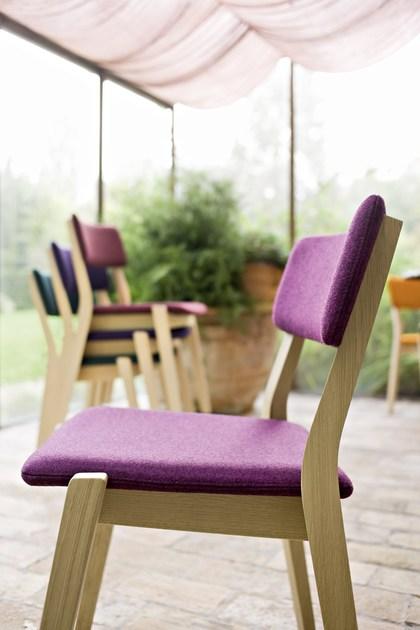 Very Wood Штабелируемый стул из ткани Frame sun-id-1365028 - Вид №9