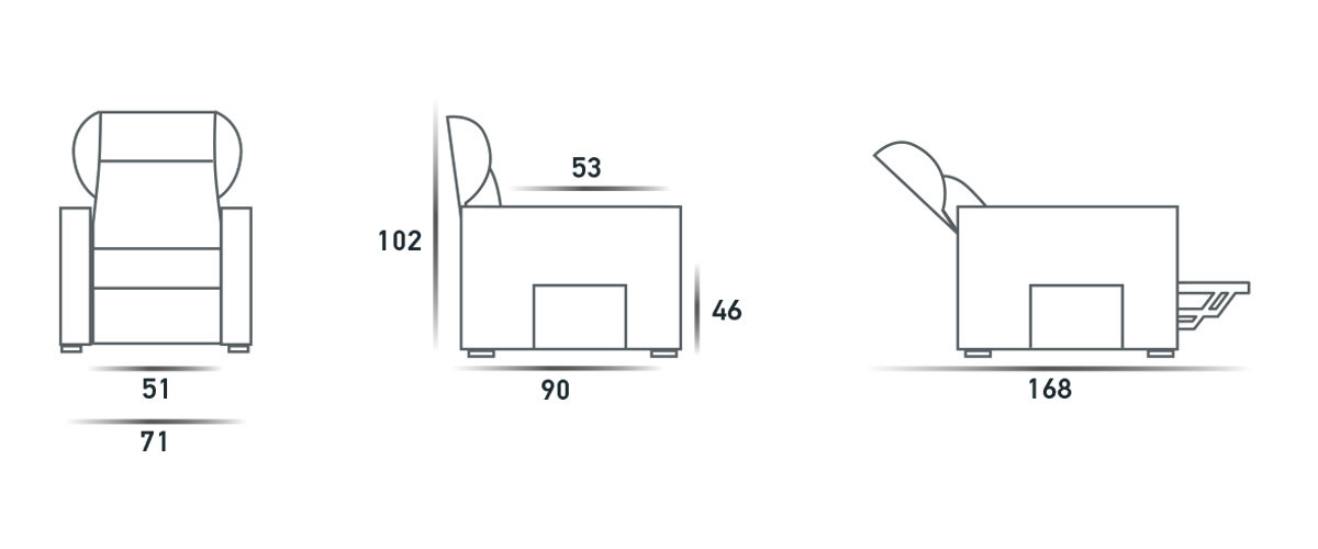 Кресло-Подъемник Lift-Relax 1 Motore  Spaziorelaxitalia  Cristel Cristel Lift-Relax 1 Motore  - Вид №4