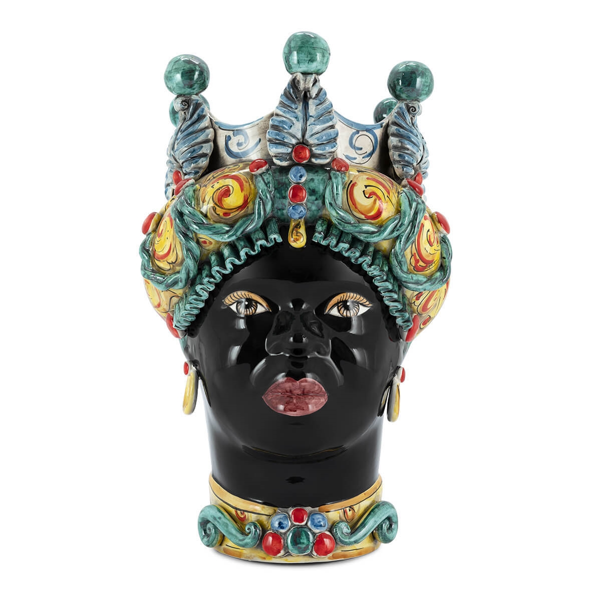 201070-90 ABHIKA ВАЗА MORO LADY BAROQUE TRAD. BLACK 