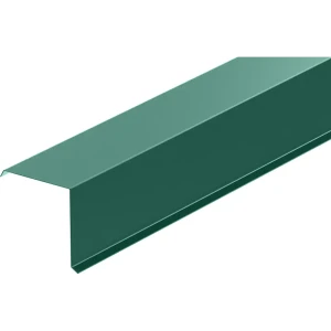 Планка торцевая 90x90x2000 мм 0.4 мм RAL 6005 зеленый