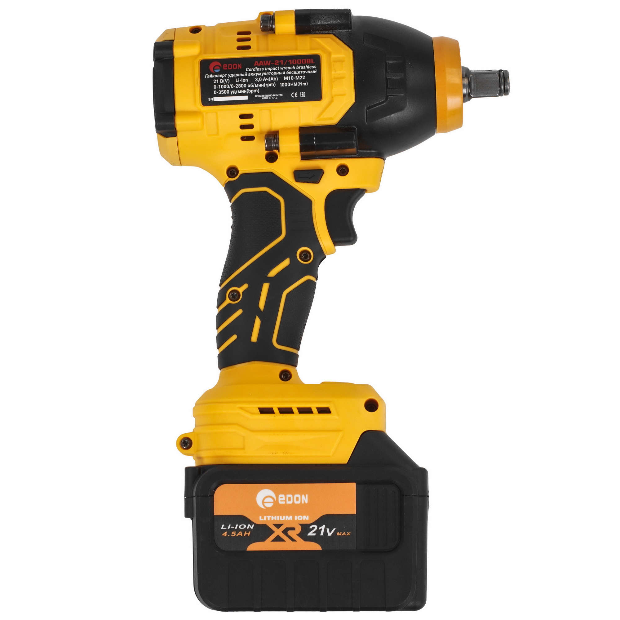 Гайковерт EDON AAW-21/1000BL 9236337 STDN-0037479 - Вид №2