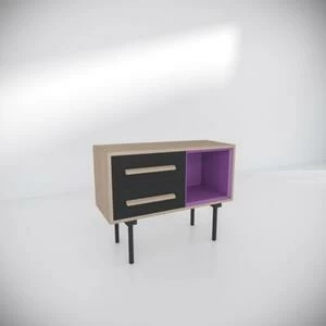 Тумба Twin, фиолетовая