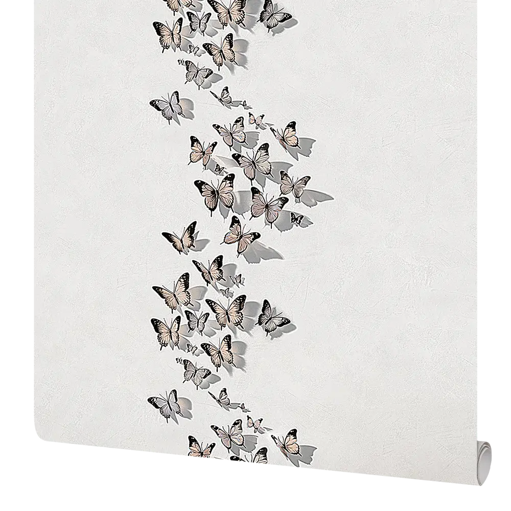 Флизелиновые обои Victoria Stenova Incanto серые с рисунком животное в стиле кантри 89425469 STLM-1571074