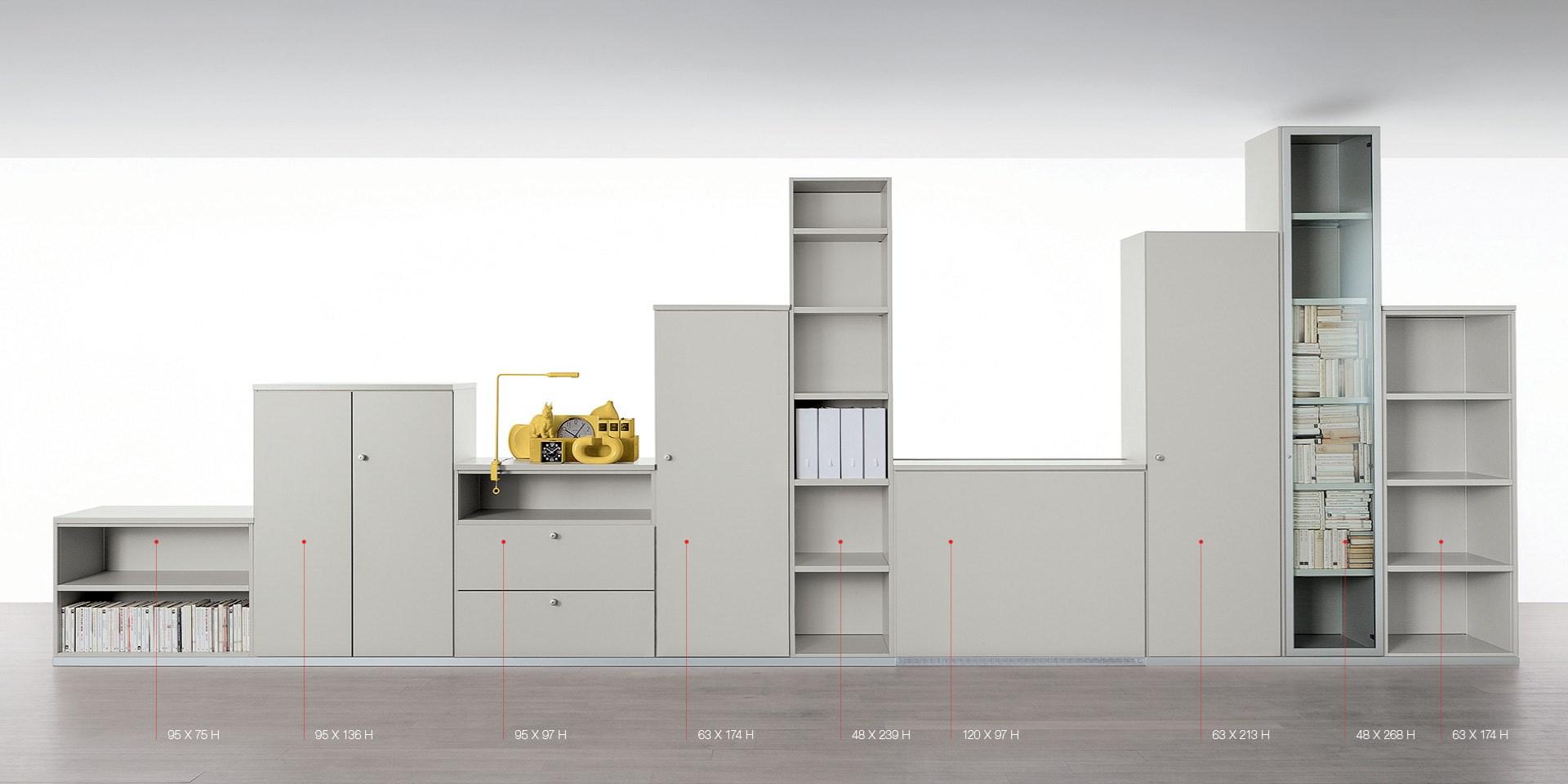 Citterio Высокий офисный шкаф с распашными дверцами с замком sun-id-1489184 - Вид №9