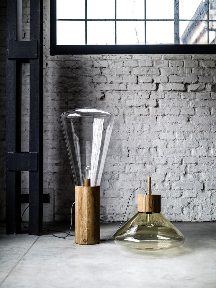 BROKIS Светодиодный торшер из дутого стекла Muffins Pc852/pc853/pc850 - Вид №3