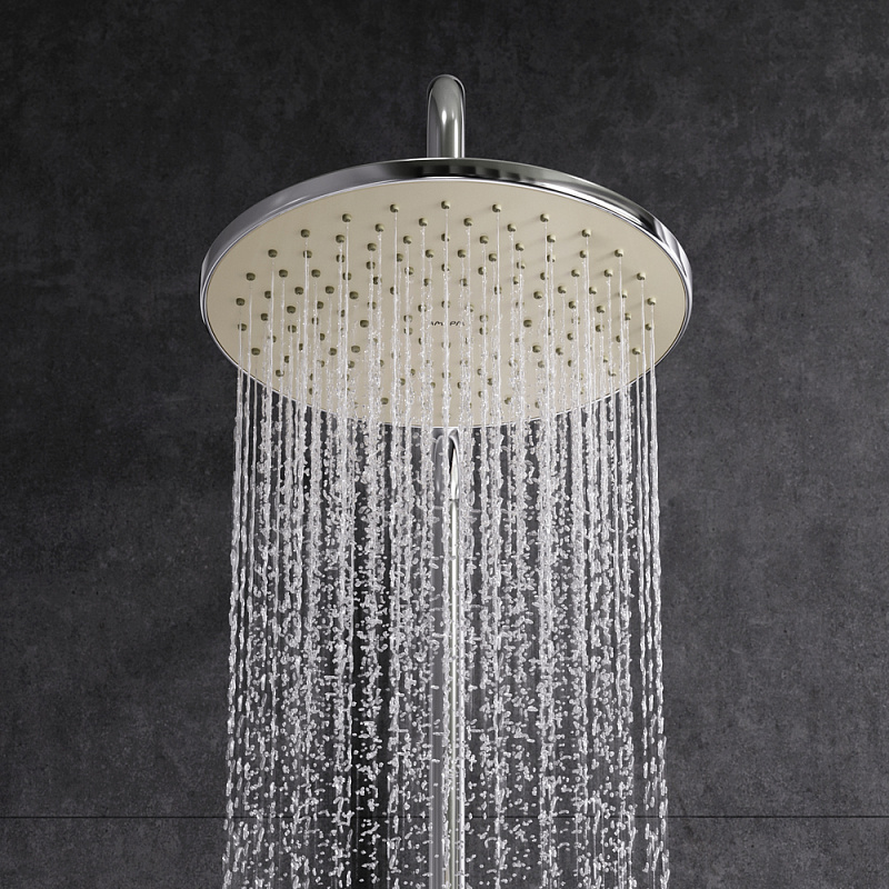 F0785C900 душ.системанабор:см-ль д/ванны/душаверхний душ d220 мм ручной душ 110 мм 1 функц AM.PM Sunny - Вид №6