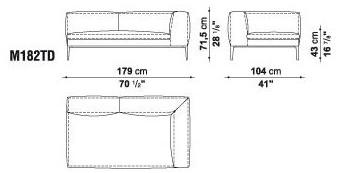 B&B Italia Секционный угловой диван в коже Michel sun-id-1423075 - Вид №33