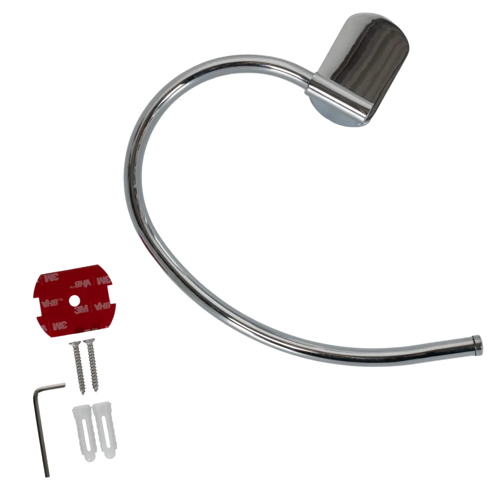 Полотенцедержатель-кольцо Swensa Slick хром для ванной 89368789 STLM-1582219 - Вид №4