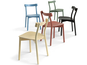 Стул из шпона