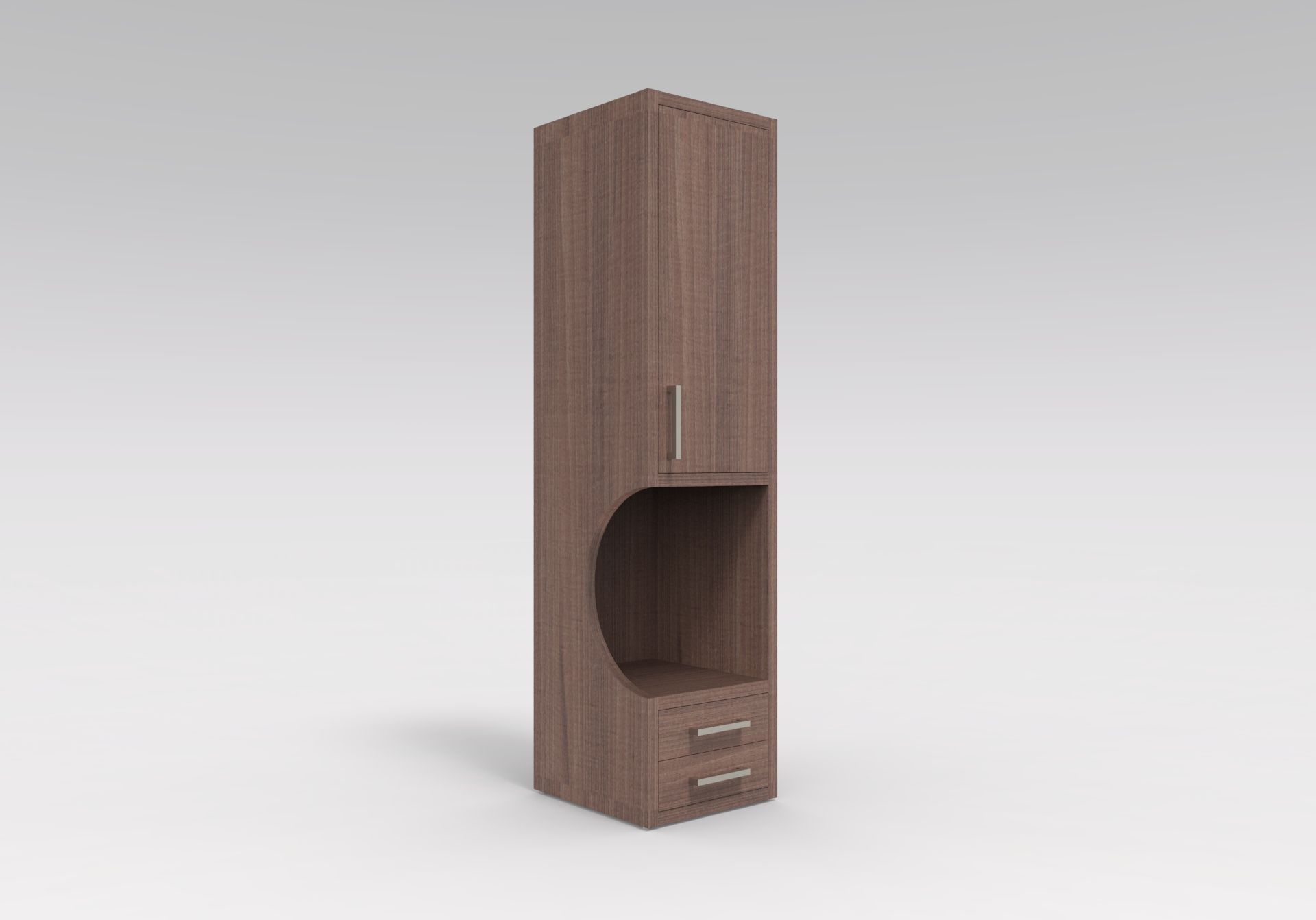 Меламинированный шкаф с одной дверью для отеля Mobilspazio Zeus ARCH-00148681 - Вид №5