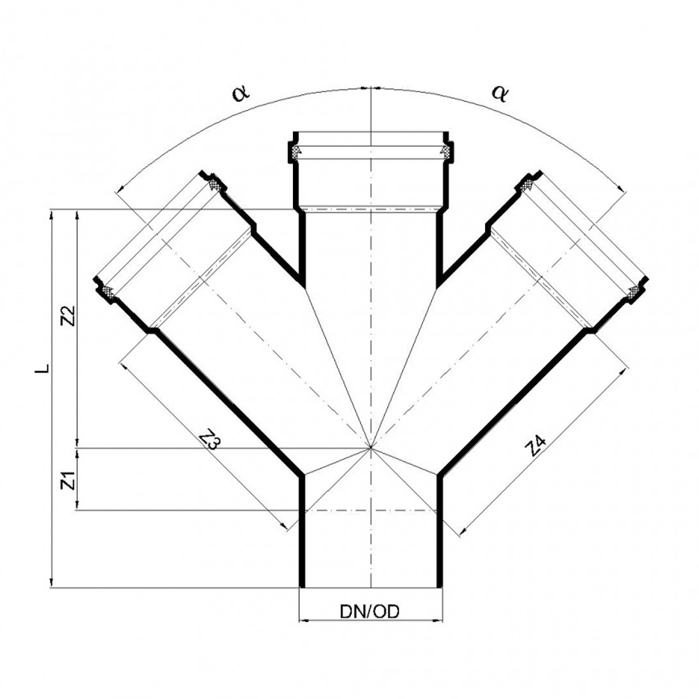 02513 Крестовины Tece  - Вид №1