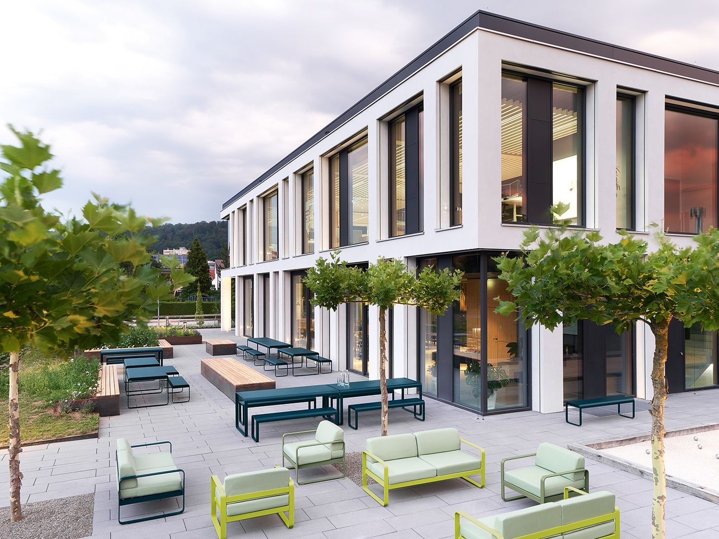 Высокий садовый столик Fermob Bellevie ARCH-00051459 - Вид №1