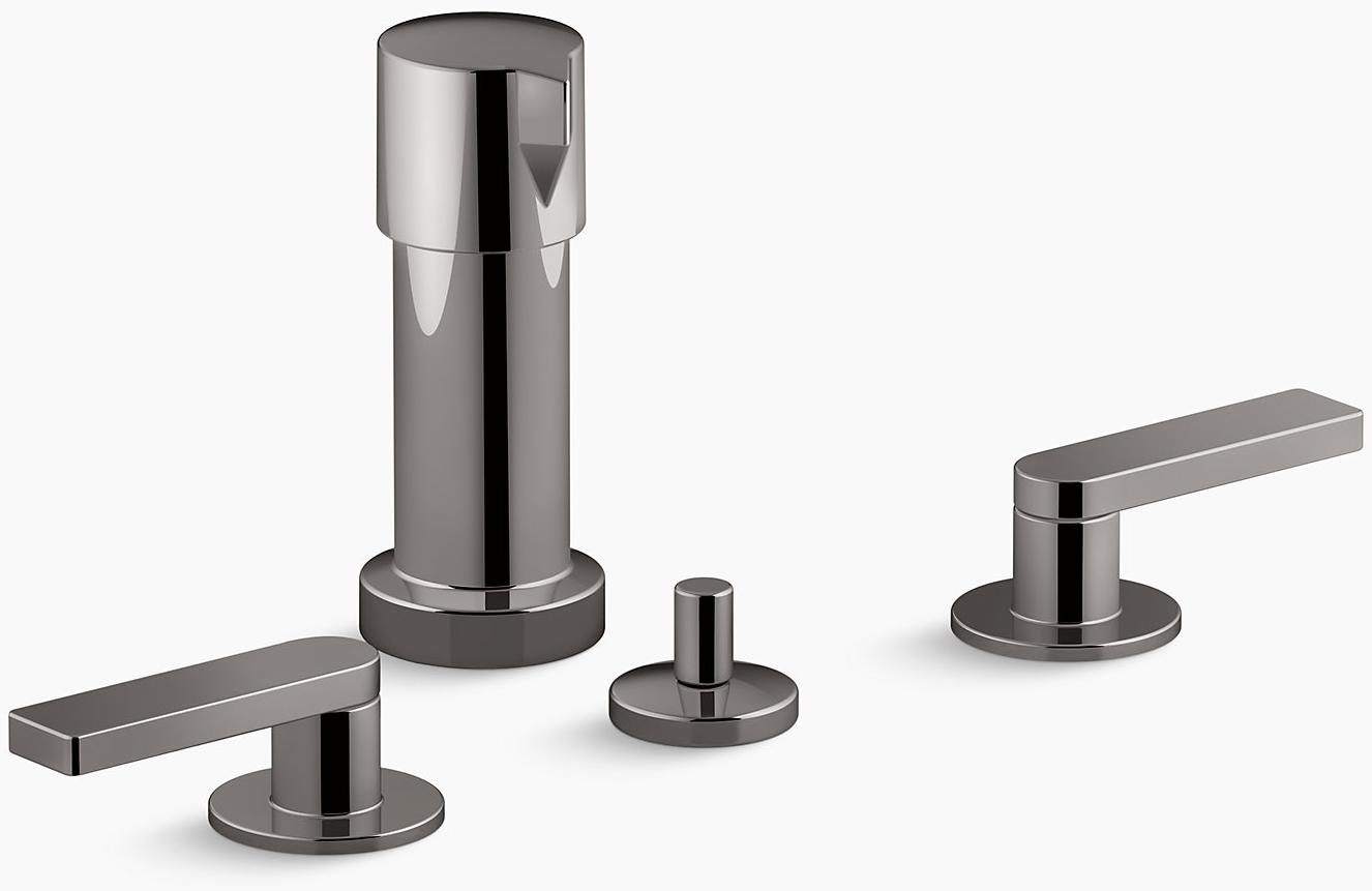 KOHLER Composed Смеситель для биде с рычажными ручками K-73077-4-TT 