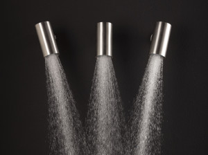 Регулируемая душевая головка из нержавеющей стали с 3 струями