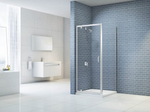Дверь душевая для установки с боковой панелью KAP10 Merlyn MERLYN IQ Хромированный