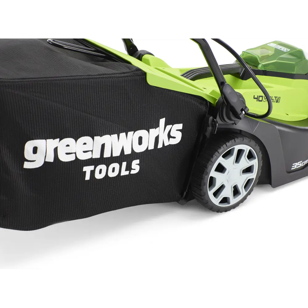 Газонокосилка аккумуляторная GreenWorks 2501907 40 В 35 см АКБ и ЗУ не входит в комплект 80172918 STLM-2157037  - Вид №2