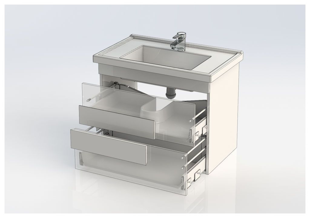 Тумба с раковиной Aquanet Мадейра 80 дуб кантри 0018307100182324 - Вид №8